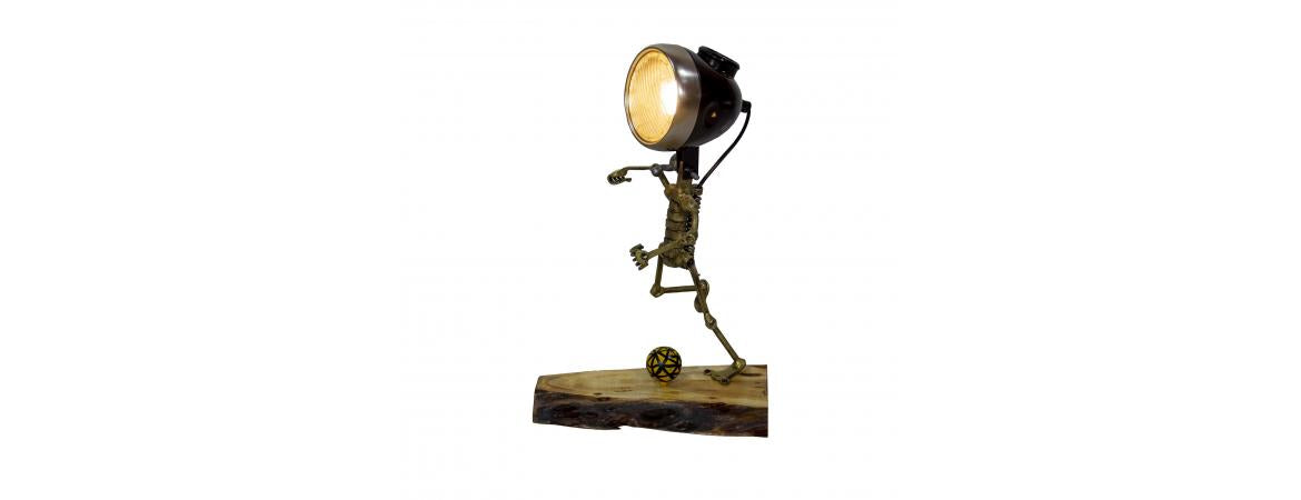 Kid with Ball Table Lamp-Cheshire Furniture Outlet