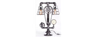 Cogged Table Lamp-Cheshire Furniture Outlet