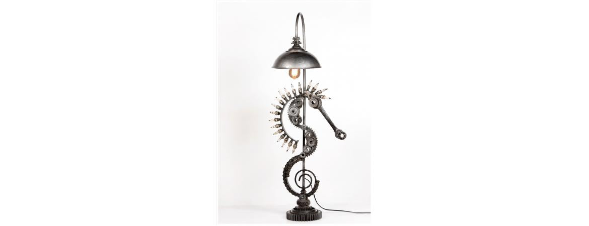 Seahorse Floor Lamp-Cheshire Furniture Outlet