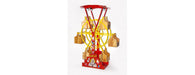 Industrial Style Ferris Wheel Wine Bottle Holder 1.8m Tall-Cheshire Furniture Outlet