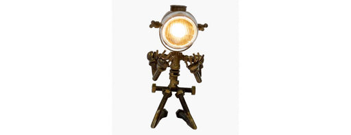 Reclaimed Parts Robot Table Lamp - Down On His Knees-Cheshire Furniture Outlet