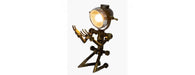 Reclaimed Parts Robot Table Lamp - Down On His Knees-Cheshire Furniture Outlet