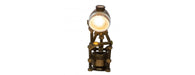 Reclaimed Parts Robot Table Lamp - A Gloomy Day-Cheshire Furniture Outlet
