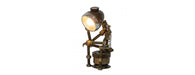 Reclaimed Parts Robot Table Lamp - A Gloomy Day-Cheshire Furniture Outlet