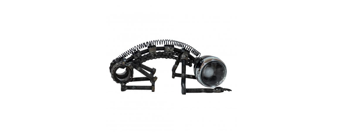 Reclaimed Parts Robot Table Lamp - Time To Pray-Cheshire Furniture Outlet