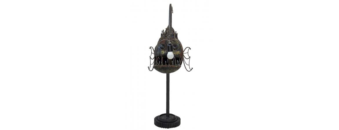 Steampunk Fish Table Lamp-Cheshire Furniture Outlet