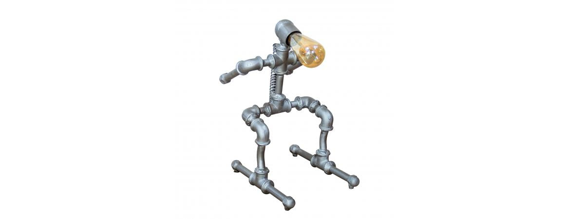 Skiing Man Table Lamp-Cheshire Furniture Outlet