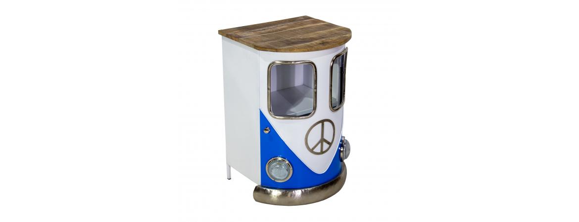 VW Side Table Blue-Cheshire Furniture Outlet