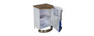 VW Side Table Blue-Cheshire Furniture Outlet