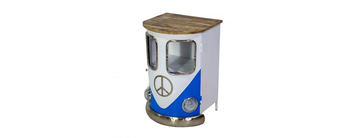 VW Side Table Blue-Cheshire Furniture Outlet