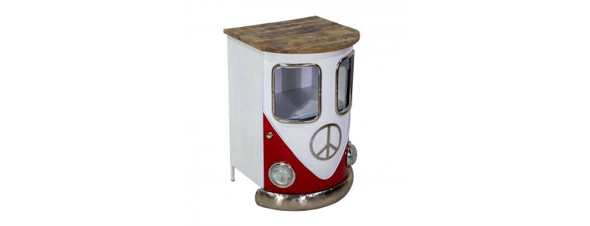 VW Side Table Red-Cheshire Furniture Outlet