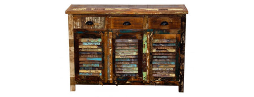 Reclaimed 3 Drawer Sideboard-Cheshire Furniture Outlet