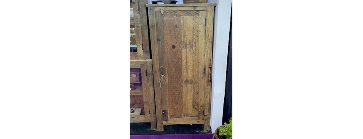Upcycled Wooden Cabinet with Key Handle-Cheshire Furniture Outlet