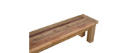 2.5m Wooden Bench-Cheshire Furniture Outlet