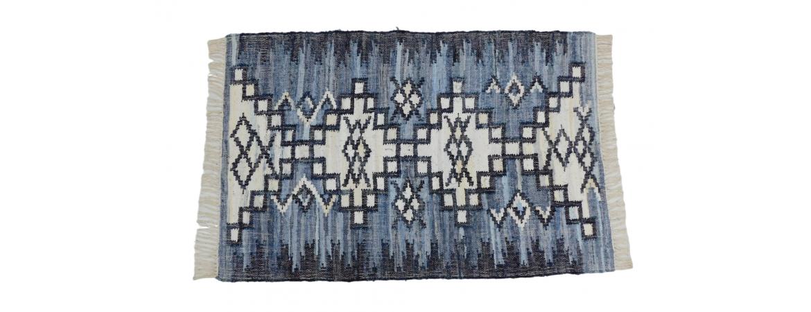 Recycled Denim Rug 120 x 180cm-Cheshire Furniture Outlet