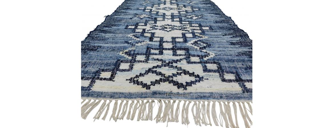 Recycled Denim Rug 120 x 180cm-Cheshire Furniture Outlet
