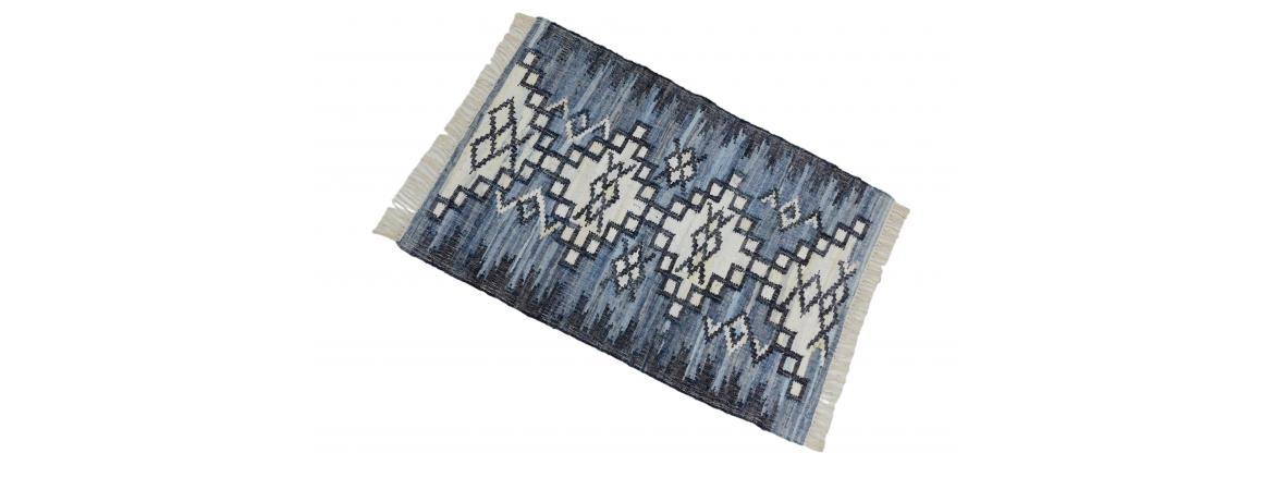 Recycled Denim Rug 120 x 180cm-Cheshire Furniture Outlet