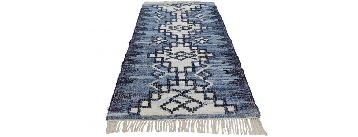 Recycled Denim Rug 120 x 180cm-Cheshire Furniture Outlet