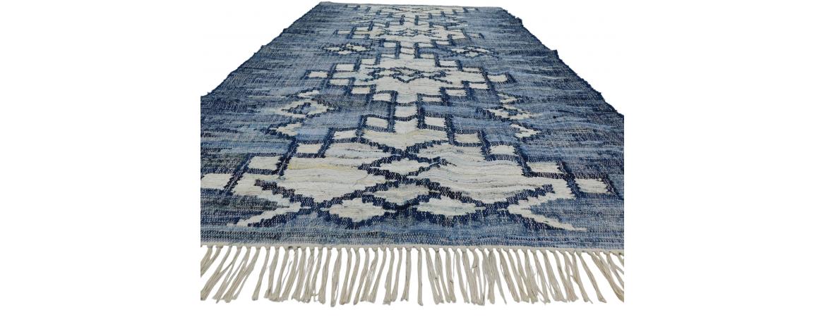 Recycled Denim Rug 160 x 230cm-Cheshire Furniture Outlet