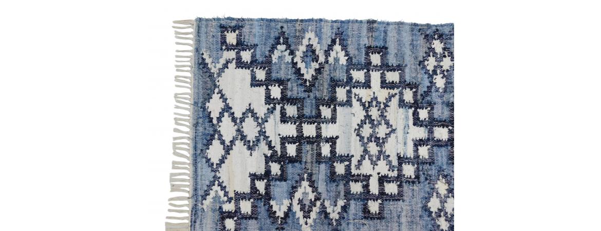 Recycled Denim Rug 80 x 180cm-Cheshire Furniture Outlet