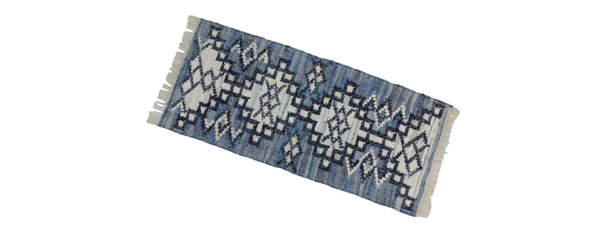 Recycled Denim Rug 80 x 180cm-Cheshire Furniture Outlet