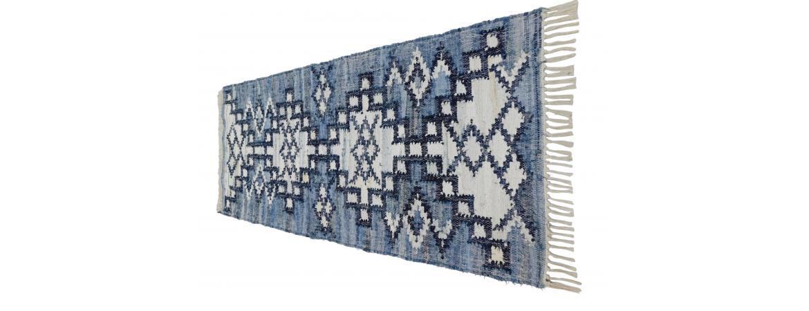 Recycled Denim Rug 80 x 180cm-Cheshire Furniture Outlet