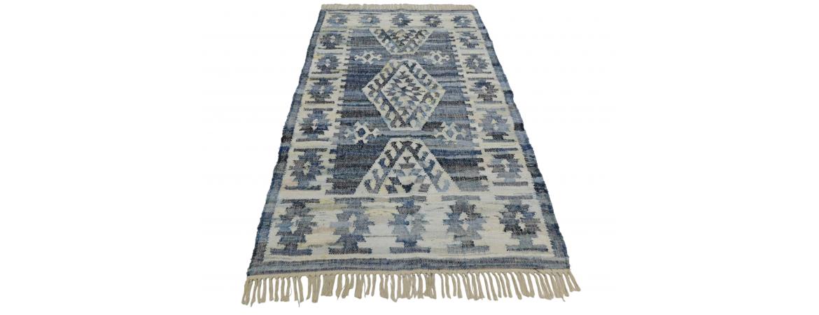 Recycled Denim Rug 120 x 180cm-Cheshire Furniture Outlet