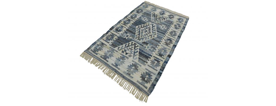 Recycled Denim Rug 120 x 180cm-Cheshire Furniture Outlet