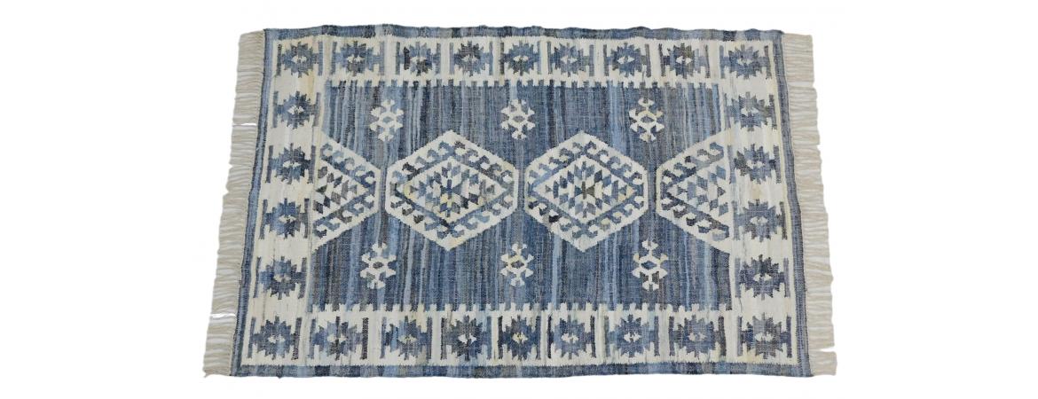 Recycled Denim Rug 160 x 230cm-Cheshire Furniture Outlet