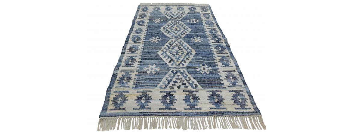 Recycled Denim Rug 160 x 230cm-Cheshire Furniture Outlet