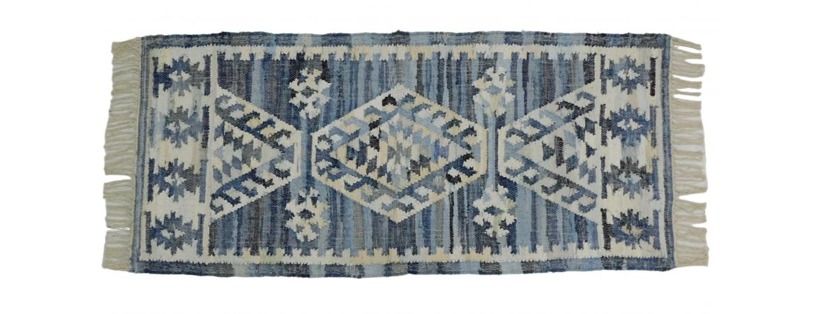 Recycled Denim Rug 80 x 180cm-Cheshire Furniture Outlet