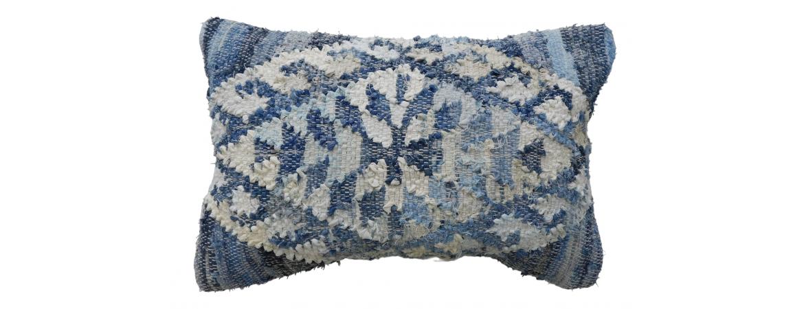 Recycled Denim Cushion 40 x 60cm-Cheshire Furniture Outlet