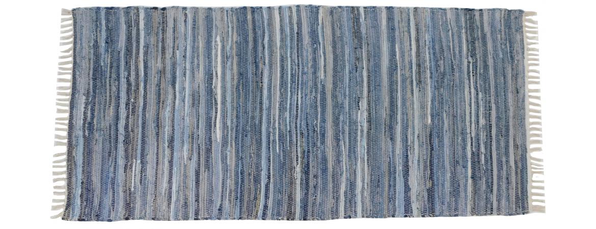 Recycled Denim Rug 80 x 180cm-Cheshire Furniture Outlet