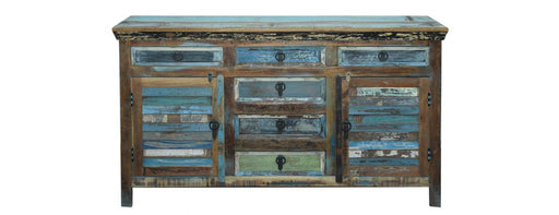 Reclaimed 2 Door 6 Drawers Sideboard-Cheshire Furniture Outlet