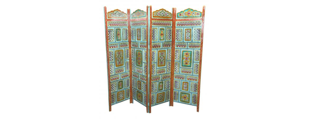 Antique Hand Painted Screen-Cheshire Furniture Outlet