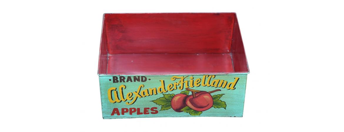 Set of 3 Metal Apple Trays-Cheshire Furniture Outlet