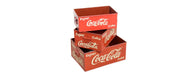 Set of 3 Metal Coca Cola Trays-Cheshire Furniture Outlet