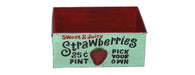 Set of 3 Metal Strawberry Trays-Cheshire Furniture Outlet