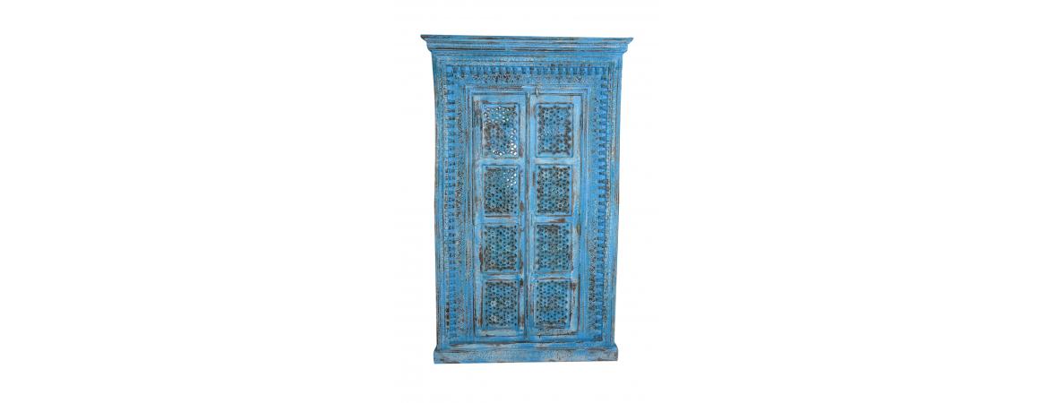 Tall Vintage Door with Mirrors-Cheshire Furniture Outlet