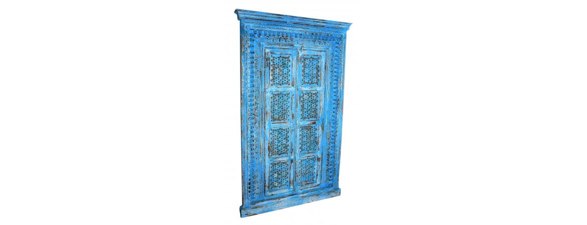 Tall Vintage Door with Mirrors-Cheshire Furniture Outlet