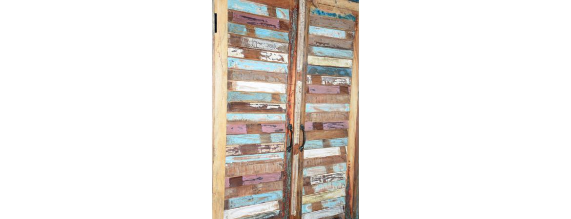 Tall Cabinet with Louvered Doors-Cheshire Furniture Outlet