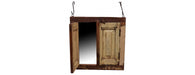 Assorted Upcycled Antique Window Shutters with Mirrors-Cheshire Furniture Outlet