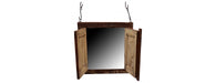 Assorted Upcycled Antique Window Shutters with Mirrors-Cheshire Furniture Outlet