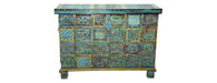 Antique Hand Painted Sideboard with Lift Up Lid-Cheshire Furniture Outlet