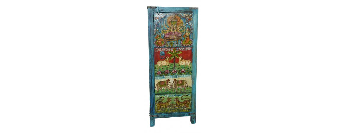 Hand Painted Tall Cabinet-Cheshire Furniture Outlet