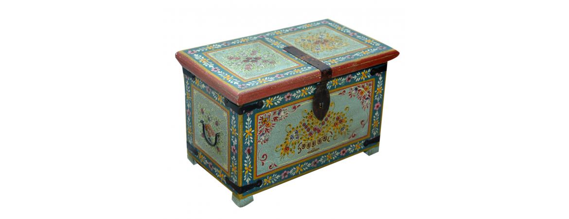Hand Painted Lift Top Chest-Cheshire Furniture Outlet