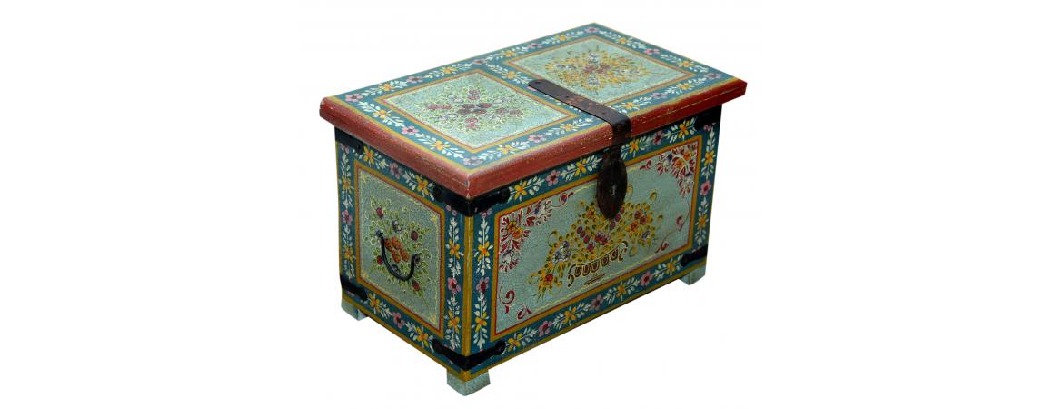 Hand Painted Lift Top Chest-Cheshire Furniture Outlet