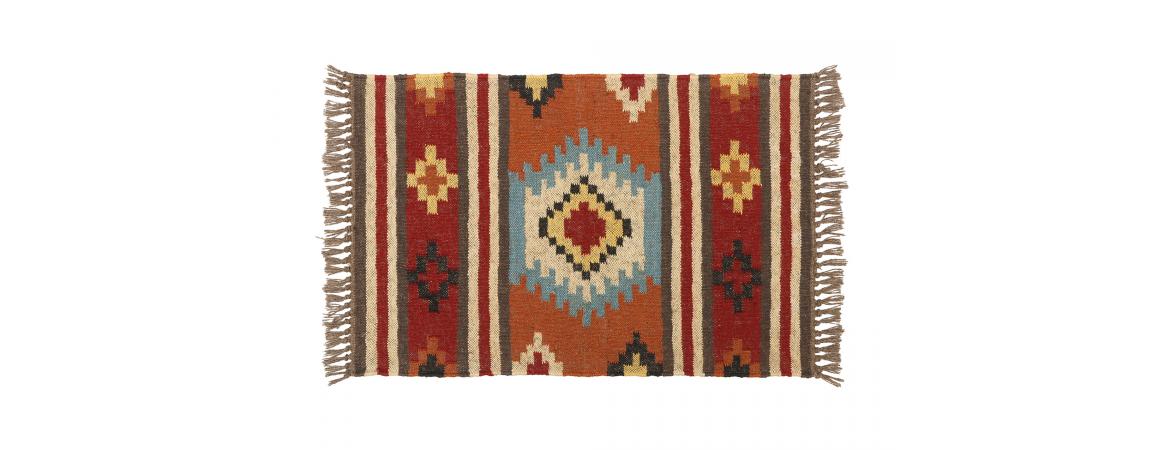 Rug - L90 x W60cm - Red-Cheshire Furniture Outlet