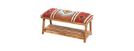 Red Storage Bench-Cheshire Furniture Outlet