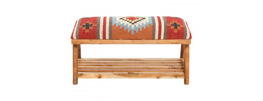 Red Storage Bench-Cheshire Furniture Outlet